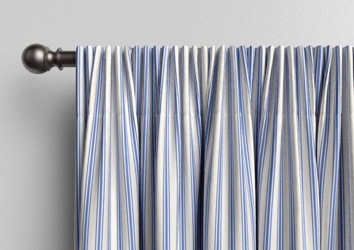 The British Stripe Co. Mary, Bristol No.3 - Made to Measure Curtains - Image 9